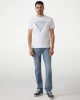 Guess Ss Cn Trıangle Tee Erkek Beyaz T-Shirt M5GI06I3Z14-G011