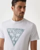 Guess Ss Cn Trıangle Tee Erkek Beyaz T-Shirt M5GI06I3Z14-G011
