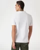 Guess Erkek Beyaz Yıkamalı Polo Tişört