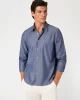Guess Ls Soft Chambray Shırt Erkek Mavi Gömlek M4BH66WGM80-FB7B