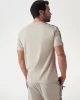 Guess Arlo Cn T-Shırt Erkek Bej T-Shirt Z4GI18J1314-G9D0