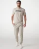 Guess Arlo Cn T-Shırt Erkek Bej T-Shirt Z4GI18J1314-G9D0
