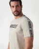 Guess Arlo Cn T-Shırt Erkek Bej T-Shirt Z4GI18J1314-G9D0