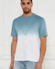 Guess Slug Cn T-Shırt Erkek Mavi T-Shirt Z5GI02I3Z14-G7DV