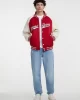 Guess jeans Gj Raglan Bomber Wıth Patch Erkek Kırmızı Ceket M5GL32WHAA2-G585