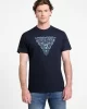 Guess Ss Cn Flower Embro Tee Erkek Lacivert T-Shirt M5GI16K8FQ4-G7V2