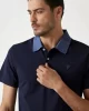 Guess Nolan Ss Polo Erkek Lacivert T-Shirt M5GP66J1314-G7V2