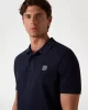 Guess Erkek Lacivert Yıkamalı Polo Tişört