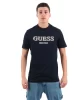 Guess Ss Cn Guess Logo Tee Erkek Lacivert T-Shirt M5GI07I3Z14-G7V2