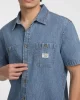 Guess jeans Gj Regular Ss Denım Shırt Erkek Mavi Gömlek M5GH09D5NY2-GJMW