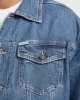 Guess jeans Gj Mens Oversıze Trucker Jacke Erkek Mavi Ceket M4YN38D5DO2-GAM1
