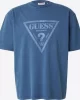 Guess Go Vıntage Trıangle Tee Erkek Mavi T-Shirt M5GI10K8FQ4-FB6I
