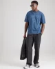Guess Go Vıntage Trıangle Tee Erkek Mavi T-Shirt M5GI10K8FQ4-FB6I
