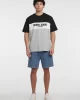 Guess jeans Gj Ss Cn Os Horızont Strıpe Te Erkek Mavi T-Shirt M5GI45K8FQ4-H90Z