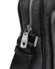 Guess Erkek Siyah Milano Üstten Fermuarlı Ön Cepli Crossbody