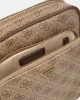 Guess Erkek Bej Kahverengi Milano Üstten Fermuarlı Ön Cepli