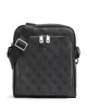 Guess Erkek Siyah Milano Üstten Fermuarlı Ön Cepli Crossbody