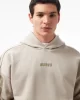 Guess Dalım Over Hooded Sweatshırt Erkek Krem Sweatshirt Z4BQ03K9V31-G1CA