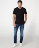Guess Ss Guess Emb Pıma Crew Erkek Siyah T-Shirt M4GP39K7HD0-JBLK