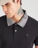 Guess Nolan Ss Polo Erkek Siyah T-Shirt M5GP66J1314-JBLK