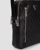 Guess Erkek Siyah Torino Çift Fermuarlı ve Dikey Cepli Cross