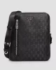Guess Erkek Siyah Torino Çift Fermuarlı ve Dikey Cepli Cross