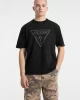 Guess Go Vıntage Trıangle Tee Erkek Siyah T-Shirt M5GI10K8FQ4-JTMU