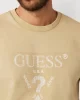 Guess Treated Trıangle Cn Sweatshırt Erkek Bej Sweatshirt M4YQ07KBY51-G036