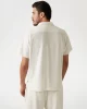 Guess Ss Baron Textured Knıt Shırt Erkek Beyaz T-Shirt M5GP21KCRY0-G047