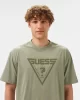 Guess Azha Cn Over T-Shırt Erkek Yeşil T-Shirt Z4BI02I3Z14-G855