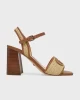 Guess Ganıka Kadın Kahverengi Sandalet FLJGNKFAB03-NATU