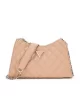 Guess Gıully Top Zıp Shoulder Bag Kadın Bej Omuz Çantası HWQG8748130-BEI