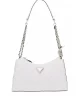Guess Gıully Top Zıp Shoulder Bag Kadın Beyaz Omuz Çantası HWQG8748130-OFF