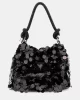 Guess Holıday Shıne Top Handle Pouch Kadın Siyah Omuz Çantası HWEG9538750-BLA