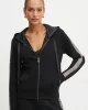 Guess Hooded Scuba Sweatshırt Kadın Siyah Eşofman Üstü W5RQ03KBYE2-JBLK