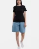 Guess Irıs Jersey T-Shırt Kadın Siyah T-Shirt V5GI06KCRZ1-JBLK