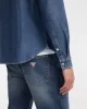 Guess jeans Gj Slım Ls Denım Shırt Erkek Mavi Gömlek M4YH55D5EI1-GJRW