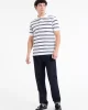 Guess jeans Gj Ss Strıpe Polo Erkek Siyah - Beyaz T-Shirt M5RP29KCOT1-F0E1
