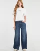 Guess jeans Gj Ss Cn Boxy Embro Logo Tee Kadın Beyaz T-Shirt W5RI42K8HM0-G011