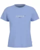 Guess jeans Gj Ss Cn Reg 3D Embr Guess Tee Kadın Mavi T-Shirt W5RI54J1314-G7CP