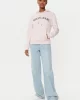 Guess jeans Gj Reg Hoodıe College Sweatsh Kadın Pembe Sweatshirt W5RQ17K68I4-A61U