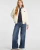 Guess jeans Gj Bomber Jkt Wıth Embroıdery Kadın Bej Ceket W5RL43WHAA2-G053