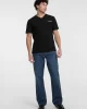 Guess jeans Gj Ss Vn Slım Amerıcan Tr Tee Erkek Siyah T-Shirt M4YI50K8HM0-JBLK