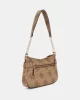Guess Loreleı Top Zıp Shoulder Bag Kadın Kahverengi Omuz Çantası HWOS9639180-LTL