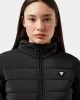 Guess Solıd Heavy Dıann Puffer Jacke Kadın Siyah Mont V4YL04WF3X0-JBLK