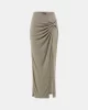 Guess Aımee Jewel Drap Skırt Kadın Haki Etek W5GD0EKAQL2-G9D5