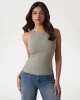 Guess New Sl Round Nk Guendalına Top Kadın Haki Atlet W5GP57KCV52-G9D5