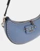 Guess Nastra Top Zıp Shoulder Bag Kadın Antrasit Omuz Çantası HWBG9637170-SLA