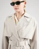 Guess Amıra Trench Kadın Bej Trençkot W5GL33WHAE2-G9D0