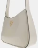 Guess Arnela Top Zıp Shoulder Bag Kadın Ekru Omuz Çantası HWNG9496170-BON
